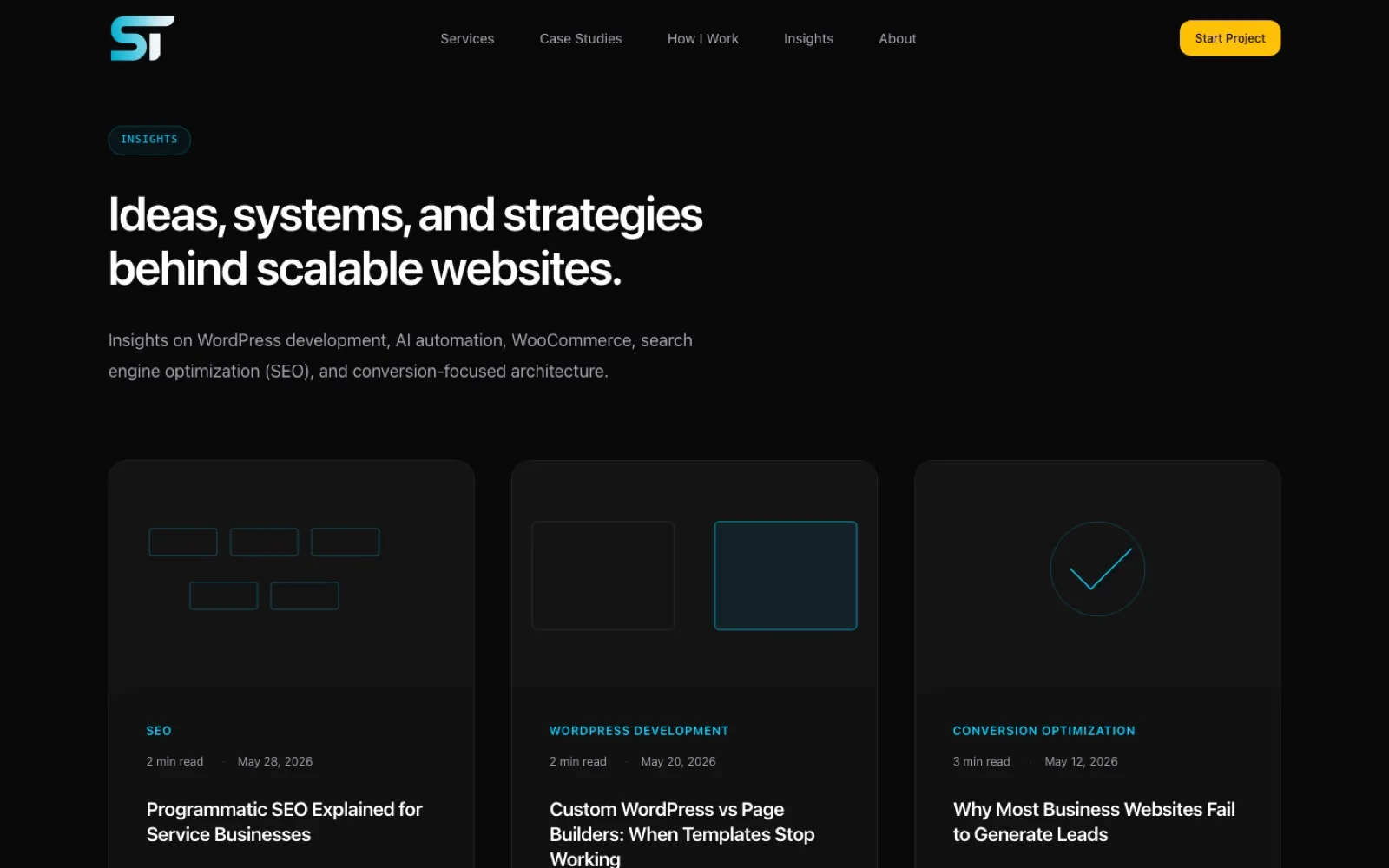SofianeTrabelsi.com blog and insights section