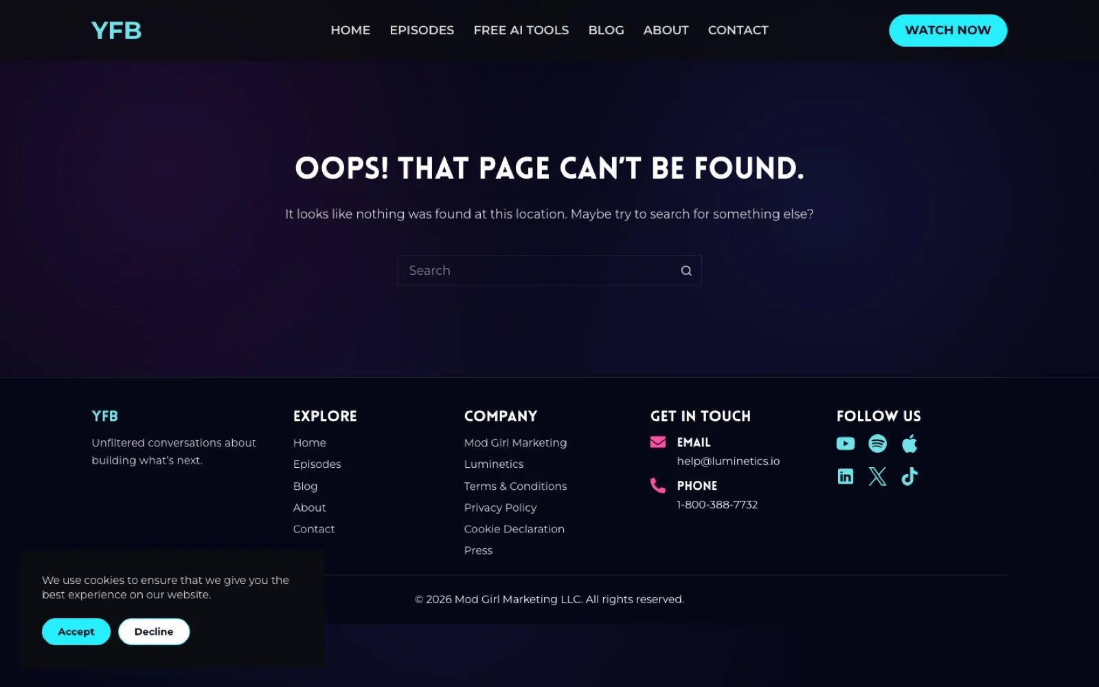 Your Future Biz single episode page