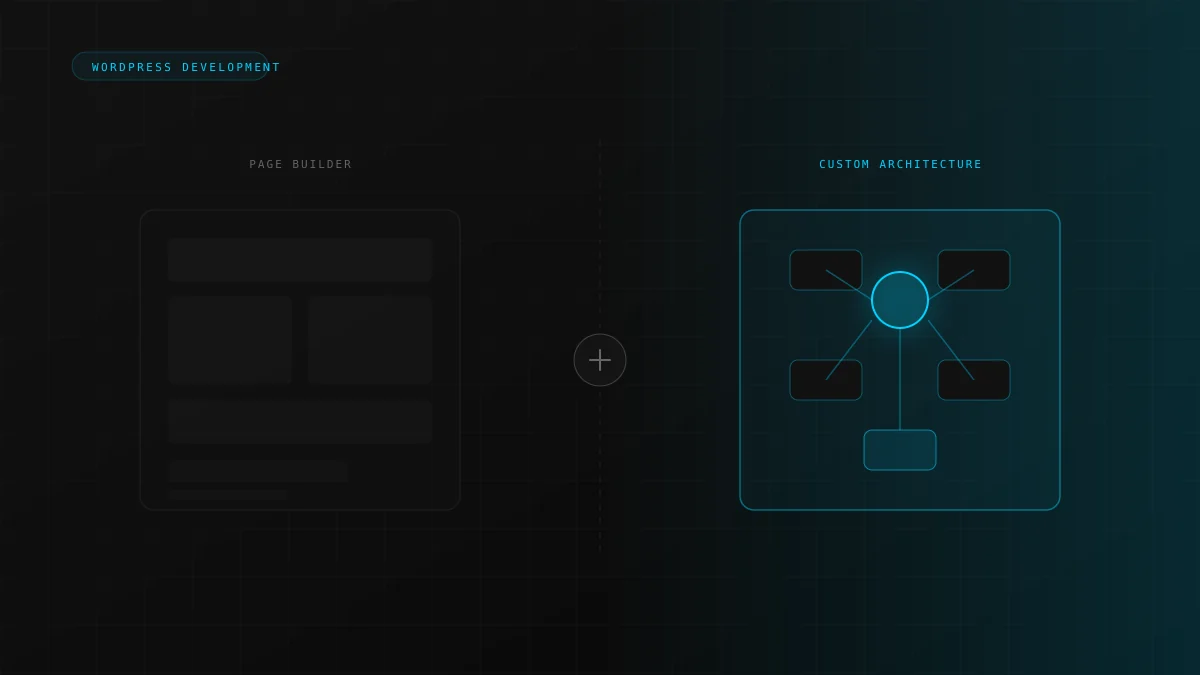 Custom WordPress vs Page Builders: When Templates Stop Working: WordPress Development article by Sofiane Trabelsi